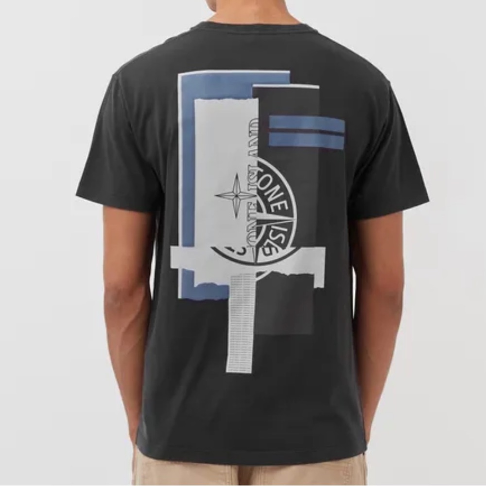 Stone island logo t shirt MENS